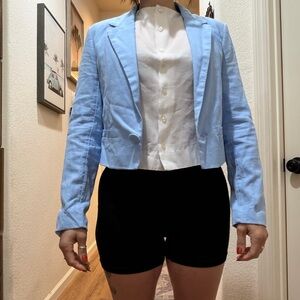 Women's Baby Blue Blazer